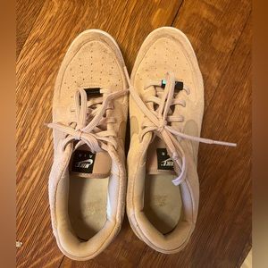 Pink Nike Air Force 1 Platform